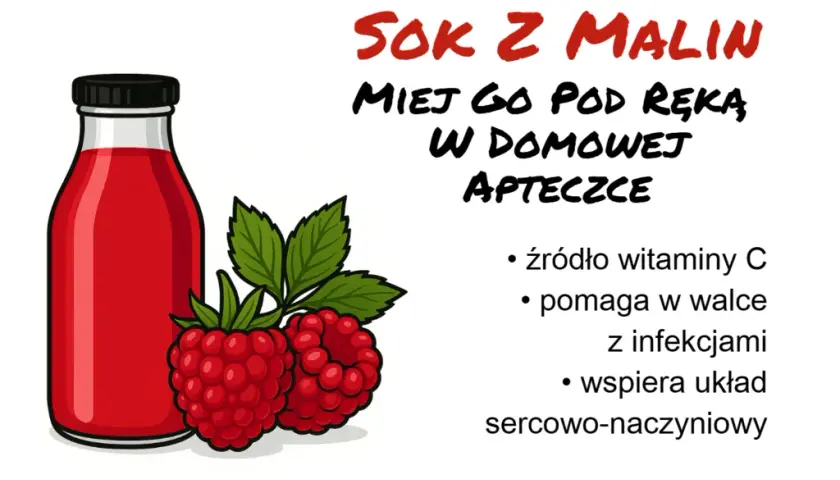 Sok z malin na co pomaga? Właściwości zdrowotne i korzyści dla organizmu